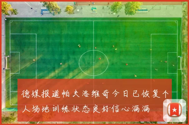 德媒报道帕夫洛维奇今日已恢复个人场地训练状态良好信心满满