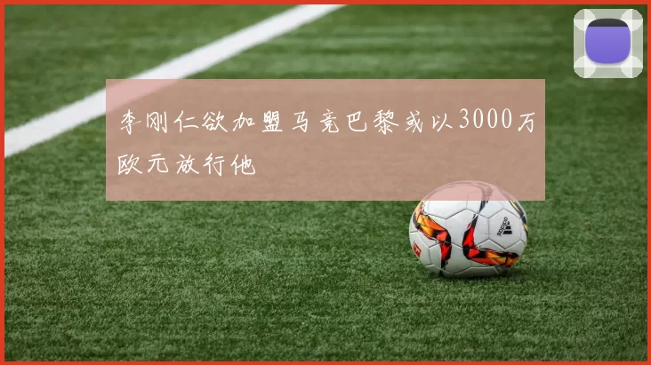李刚仁欲加盟马竞巴黎或以3000万欧元放行他