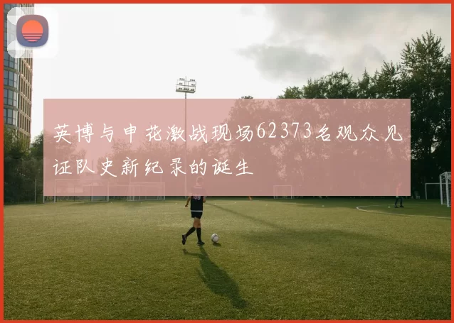 英博与申花激战现场62373名观众见证队史新纪录的诞生